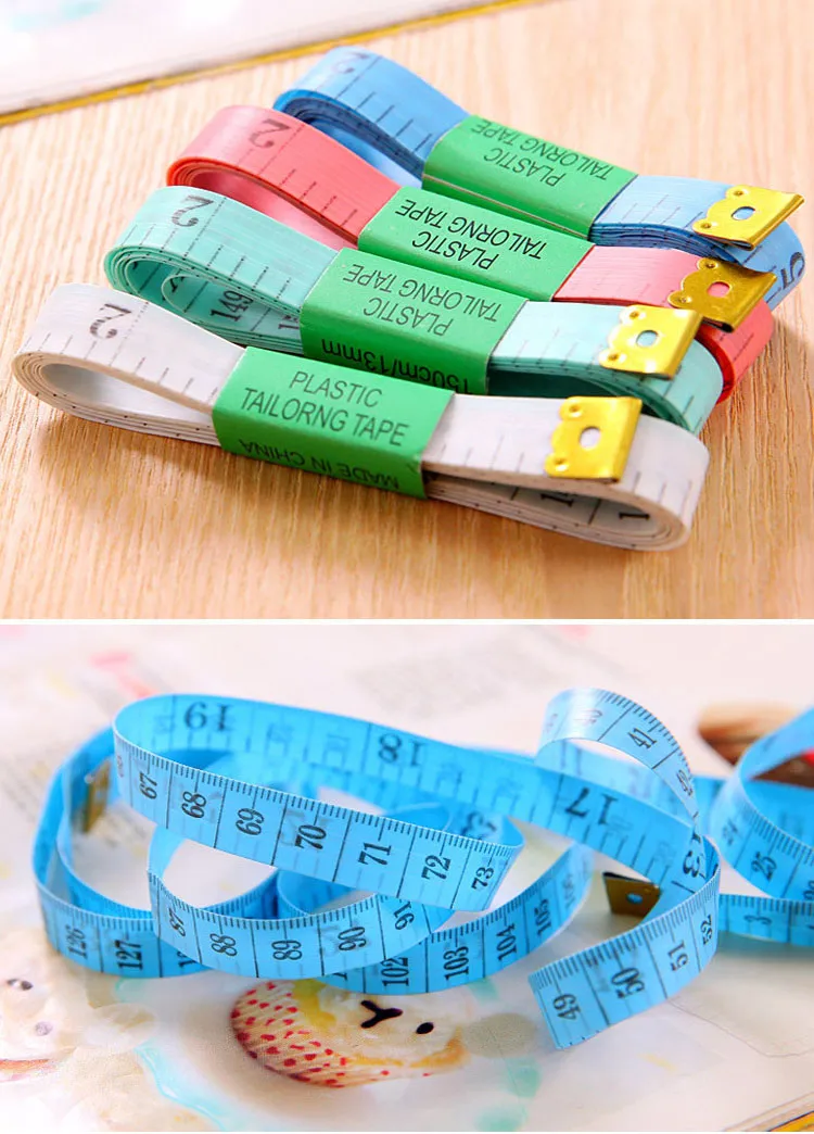 Soft Ruler Material Sewing Machine Body Measuring Tape Cloth Sewing Ruler And Tailor Of Tape Measure Body Tape 150CM WX-S03