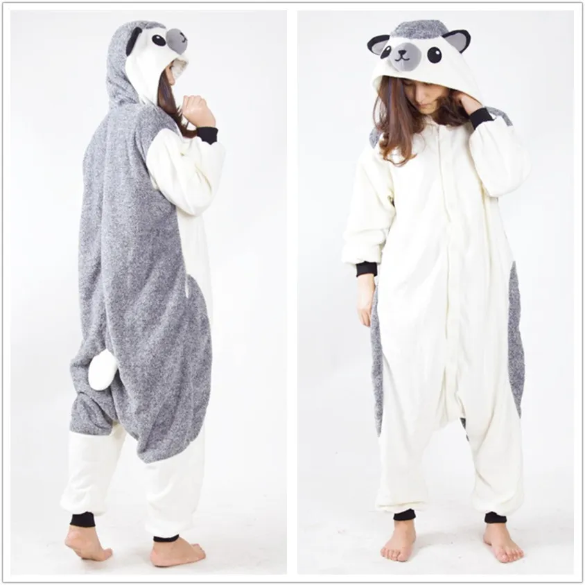 Disfraz de erizo Animal adultos dibujos animados Polar Fleece Kigurumi para Halloween carnaval fiesta de año nuevo triangulación de envío bienvenido