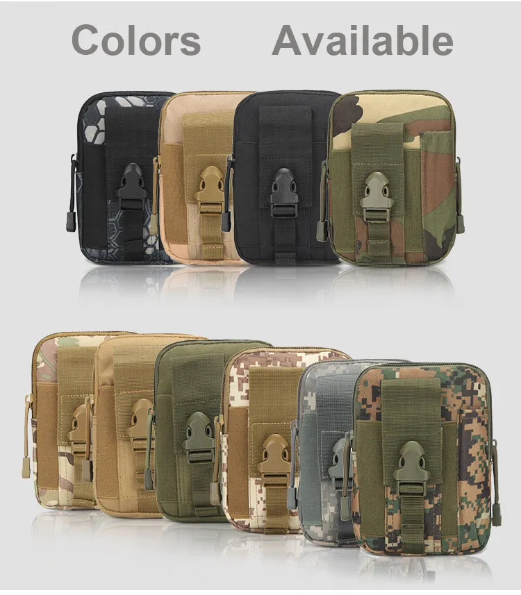 Unisex Outdoor Casual Waist Bag Tactical Outdoor Durable Molle Waist ...