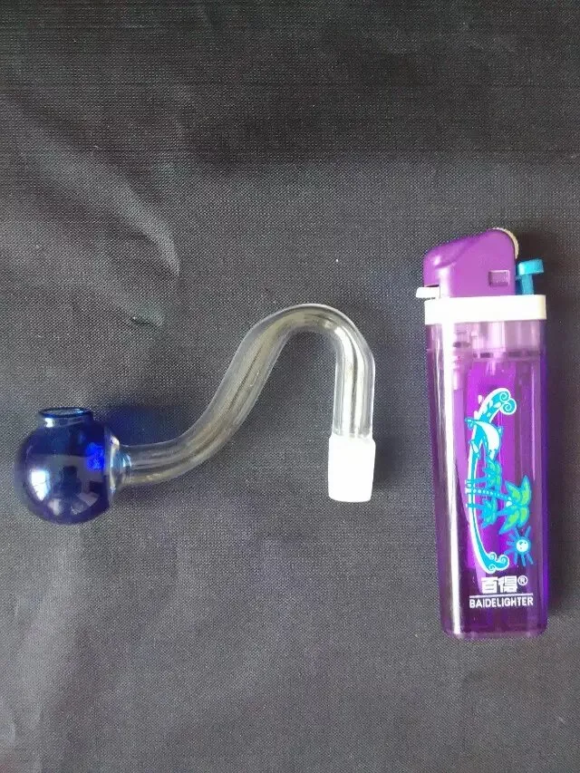 Multi - kolorowe szklane blagi akcesoria, kolorowe rury palenia zakrzywione rury szklane rury olejowe rury wodne DAB RIG szklane bongs p