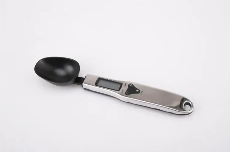 Portable LCD Digital Kitchen Measuring Spoon Useful 200g 300g 500/0.1g Gram Lab Scale Volume Food Weight
