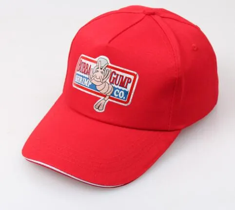 Casquette Brodée Forrest Gump "Bubba Gump Shrimp" - 100% Coton, Bleu, Taille Réglable, Neuve