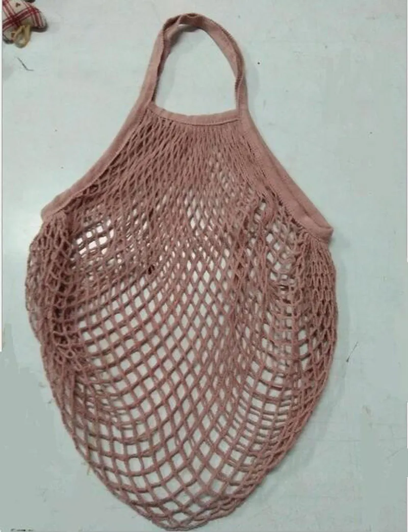 Mesh Net Turtle Bag String Shopping Bags Reusable Fruit Storage Handbag Totes Short handle bags