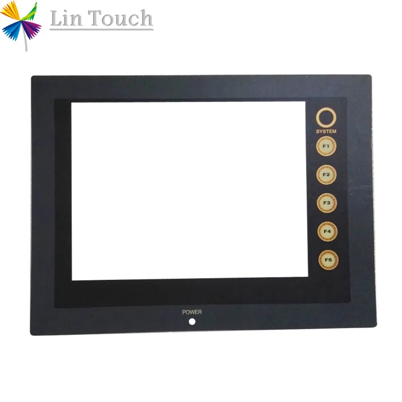 NOVO V606eC20 V606CD V606C10 V606EM10 V606EM20 HMI PLC TouchScreen E etiqueta frontal Filme Tela sensível ao toque E Frontlabel3007