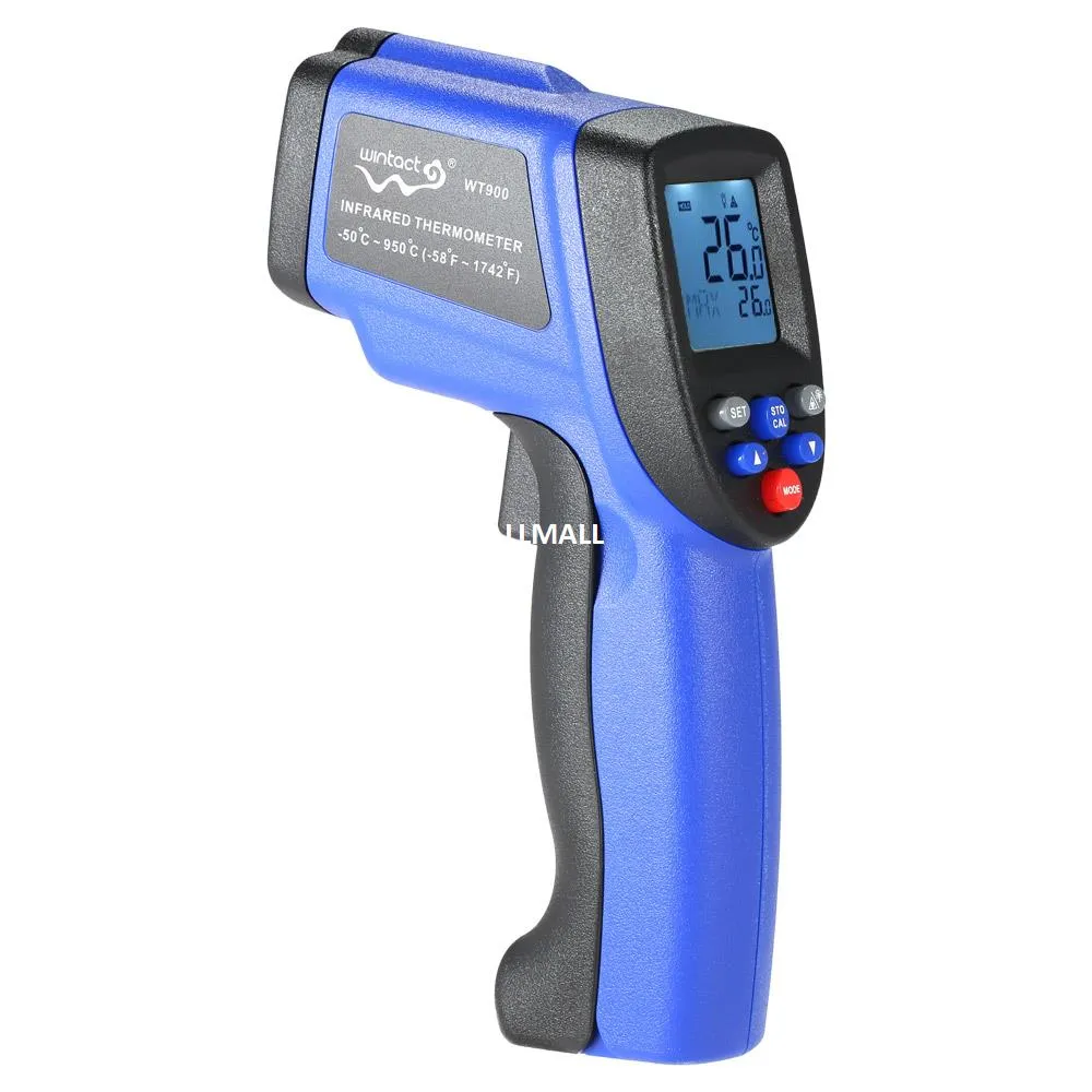 Freeship -50 ~ 950 degrés LCD numérique Laser IR thermomètre infrarouge sans contact termometro testeur de température professionnel gamme de pyromètre