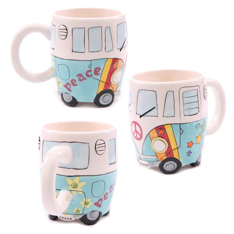 camper fan VW style 4 colours Perfect gift for any camping CAMPERVAN MUG 