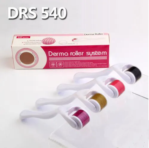 20pcs / lot DRS 540 micro aiguilles derma roller micro aiguille dermaroller, rouleau de beauté de la peau, rouleau d'aiguille en acier inoxydable dhl livraison gratuite