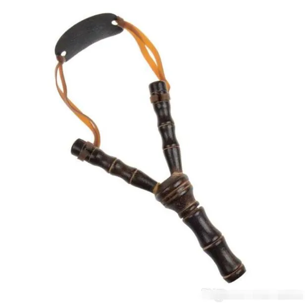 20 cm 8 inch bamboe stijl houten sling nieuwheid spellen shot speelgoed originaliteit slingshot boog catapult jachtspeelgoed7294923