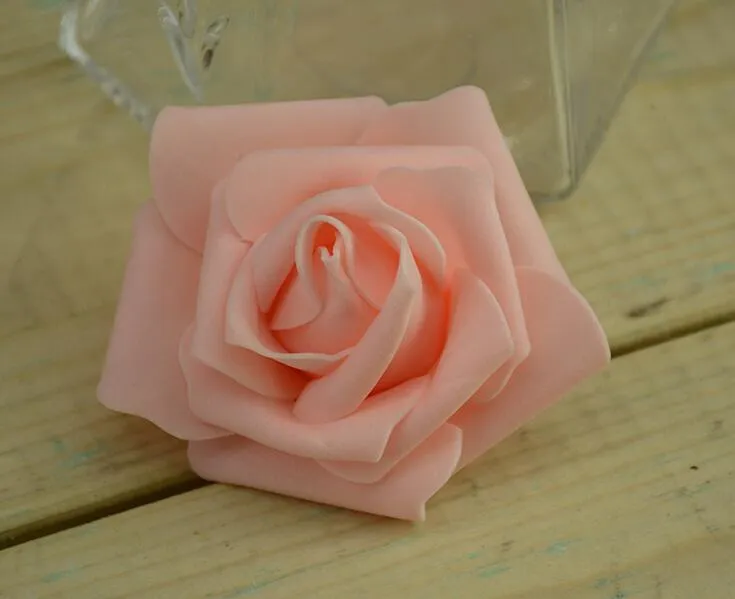 7 cm schiuma artificiale rose fiori la casa decorazione di nozze scrapbooking PE teste di fiori baciare palle multi colore G57