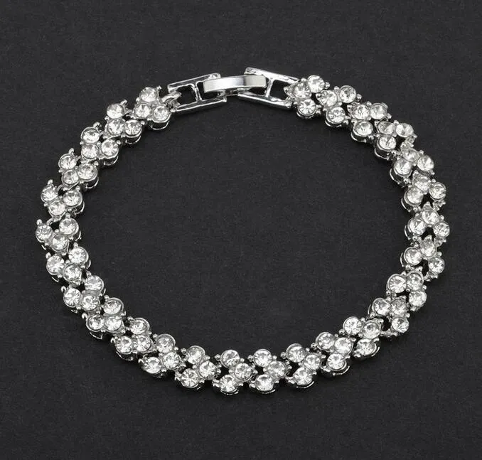 Bracelet en cristal romain bracelet en or et en argent