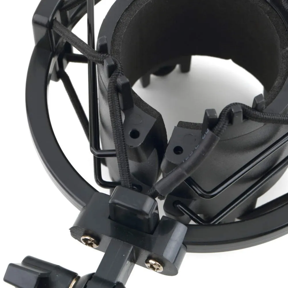 Professionele metalen mic microfoon shock mount clip houder stand met moer radio studio geluid opname beugel hoge kwaliteit