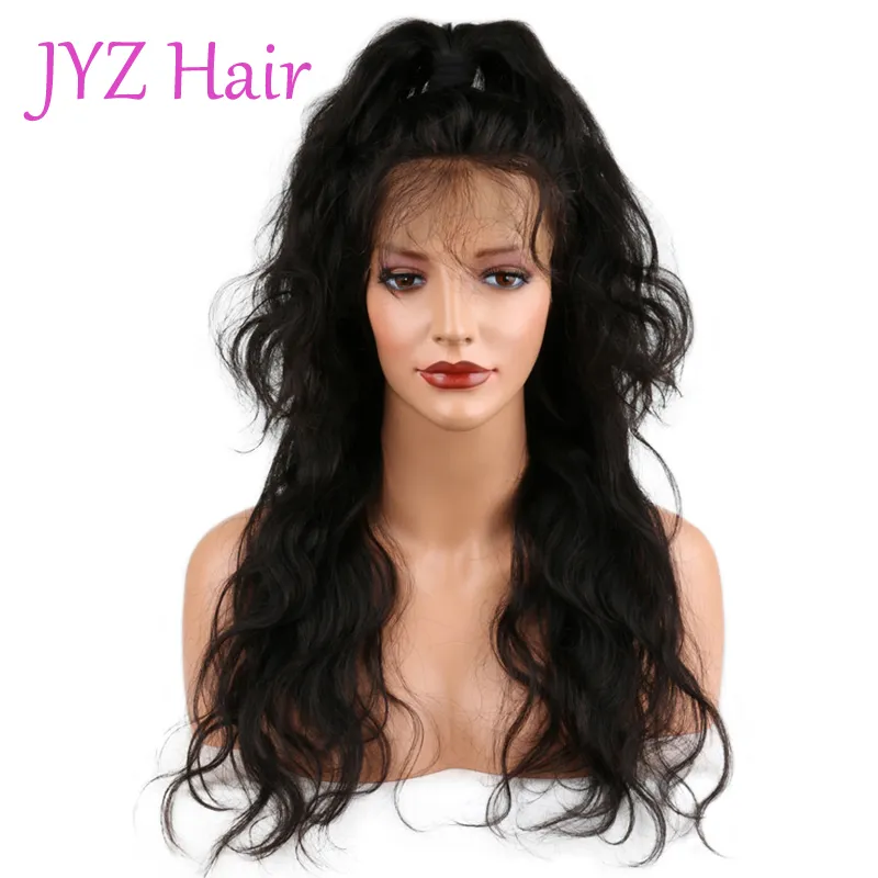 Glueless Full Lace Wig Brazilian Malaysian High Quality Lace Front Wig Body Wave Virgin Human Hair Lace Wigs with Fast 9778543