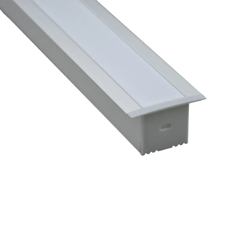 10 x 1 m Sätze/Los T-Typ-Aluminiumkanal für LED und eloxiertes silbernes Alu-Profil für LED-Decken- oder Wandeinbauleuchten