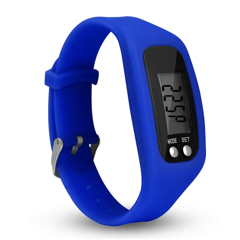 Digital LED Pedometer Smart Multi Watch Silicone Run Step Counter Watch