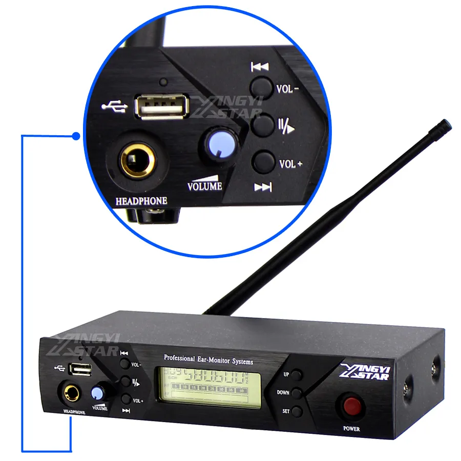 Recording studio online headphone system