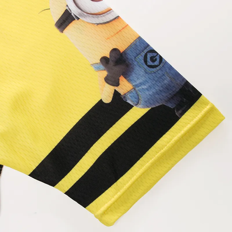 Crossrider Minions dessin animé Maillot De cyclisme classique drôle vêtements De vélo vêtements Maillot court Roupa Ropa De Ciclismo Hombre Verano2704