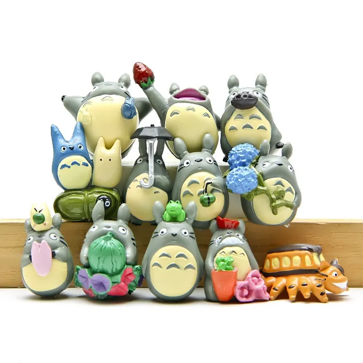 12 Pièces/Ensemble Mon Voisin Totoro Décorations De Jardin Mini