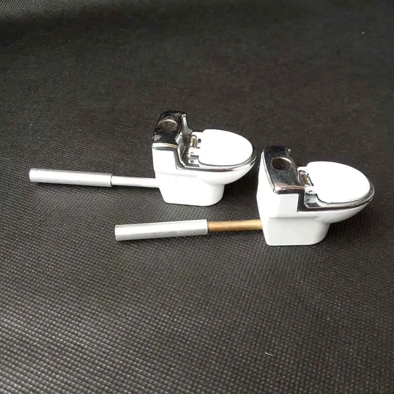 Toilettenmuster Metallhandpfeife Tabak Zigarette Filterpfeifen Schnupftabak für Wasserpfeifen Wasserbongs Werkzeuge Zubehör Bohrinseln