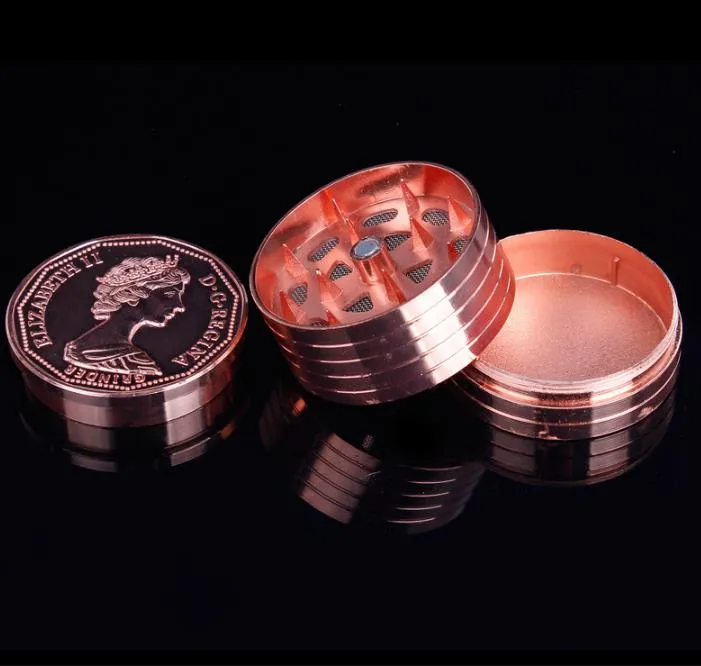 New 3 Floor Engraving Smokers Creative Canadian Coin Manual Grinder