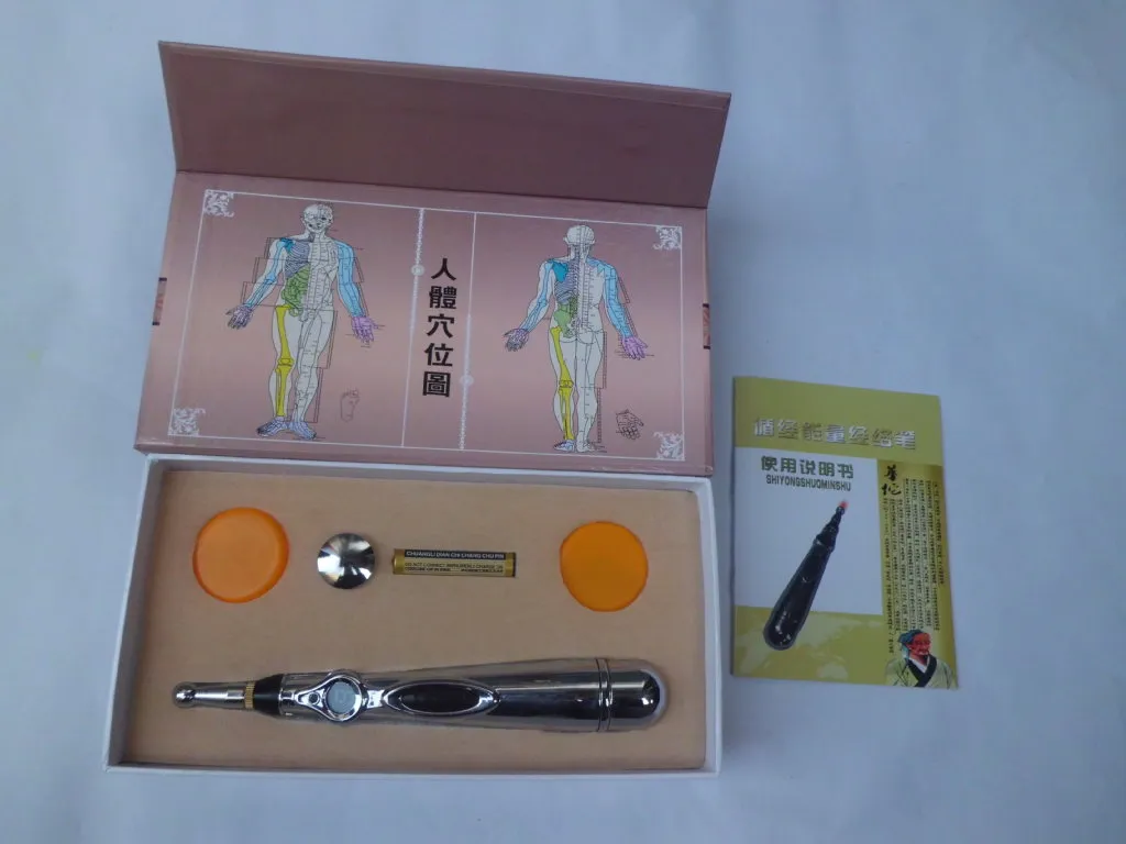 Elektronische acupunctuur Meridian Energy Heal Massage Pijnverlichting Therapie Pen Traditionele Chinese geneeskunde Theorie Infraroodtherapie1807285