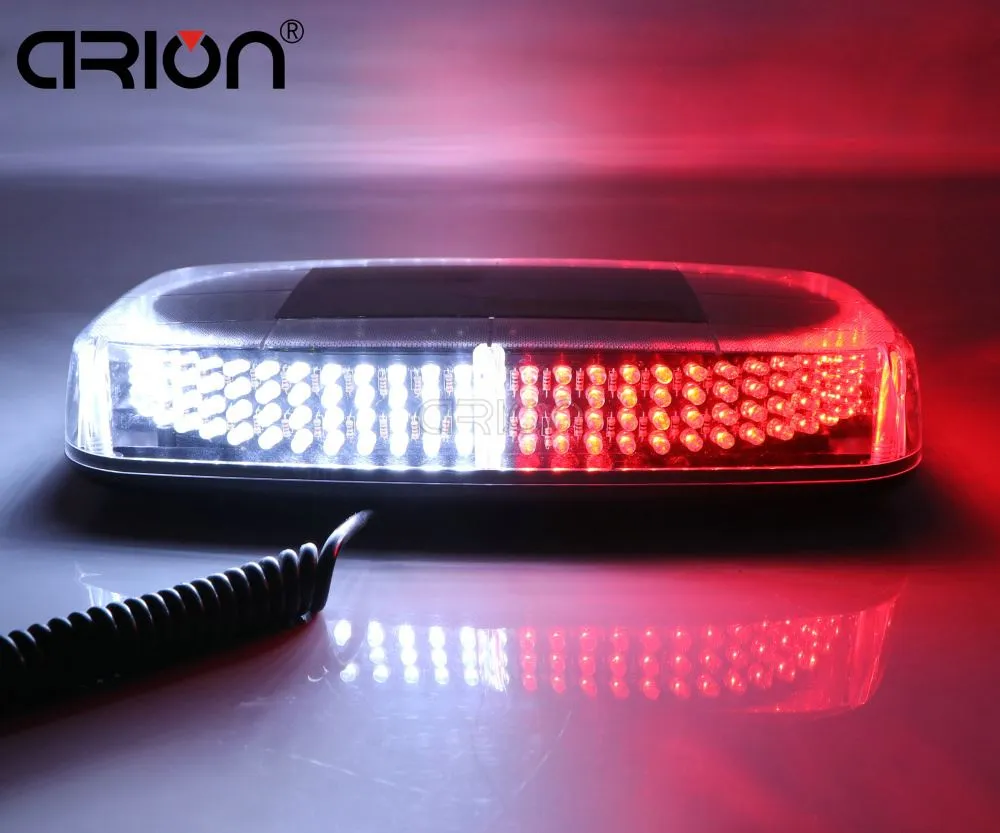 Mini barre lumineuse d'avertissement de danger d'urgence pour voiture, 240 LED, Flash stroboscopique magnétique, lumières de Police, lampe rouge blanc pour toit de voiture