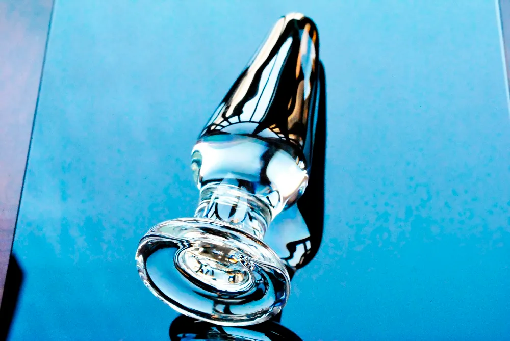 Analsex Toys: Pyrex Glass Anal Plug Crystal Dildo ... From Zhengrui03,  $5.76