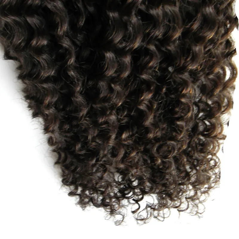 7a extensões brasileiras de micro laço 100g Aplicar Cabelo Natural Micro Link Extensões de Cabelo Humano 100s kinky curly extensões de cabelo de micro laço