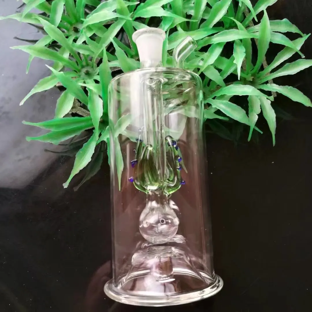 Accessori bong in vetro con meduse in vetro a quattro artigli, Tubi fumo colorati mini multi-colori Tubi tubi Miglior tubo in vetro cucchiai