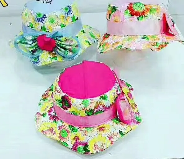 Mieszane Design Niemowlę Dziewczynka Sunhat Hat Cap Sun Hat / New