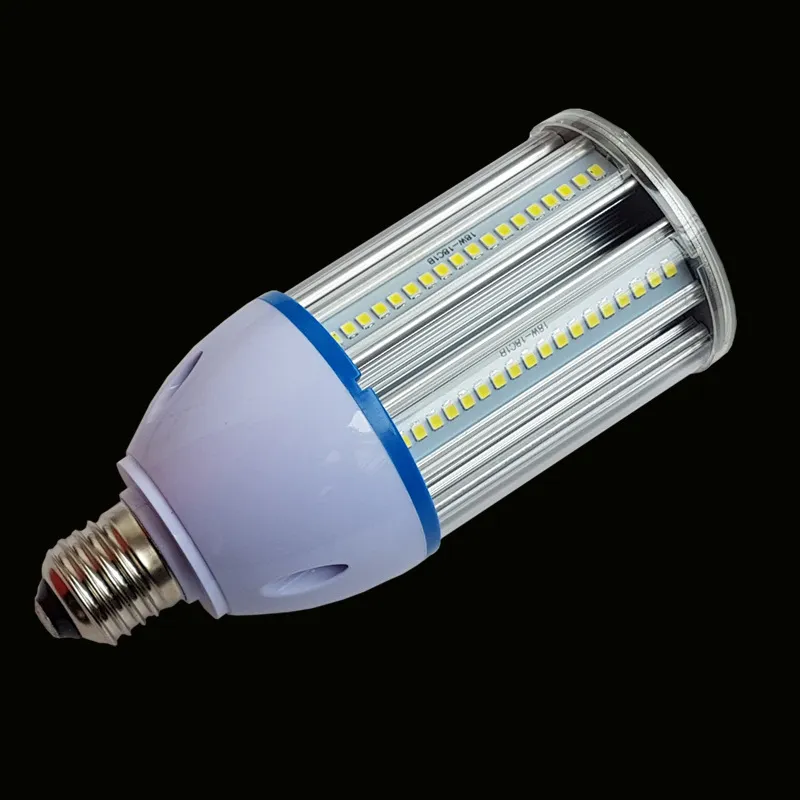 Gratis frakt Hot Selling / Parti 3 års garanti Aluminiumfinnor Värmekenar 18W LED Corn Bulb lampa E27, E40, B22 Base CE RoHS listade