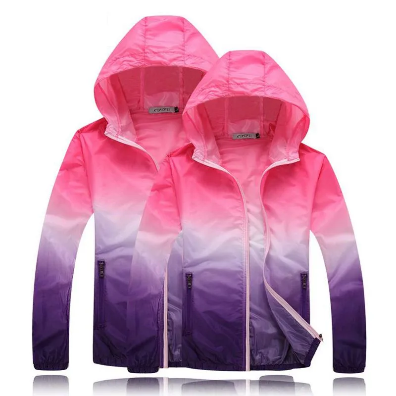 Ultralight jacket Color Windbreaker Coat UVproof Clothing Female sunscreen Male Large Size Sunscreen jacket Windbreaker