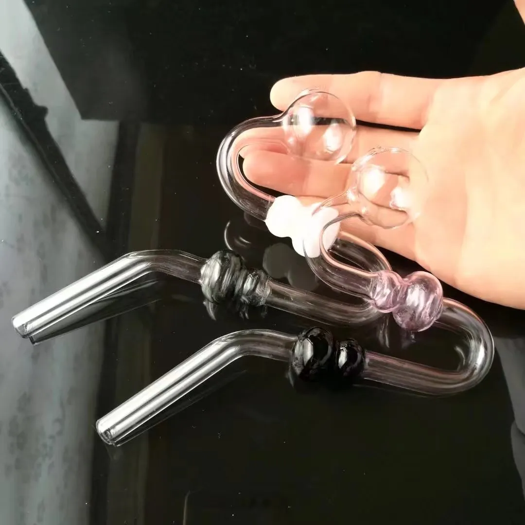 Nouveau pot de serpent de gourde de couleur Accessoires de bangs en verre en gros, pipe à eau pour fumer, livraison gratuite