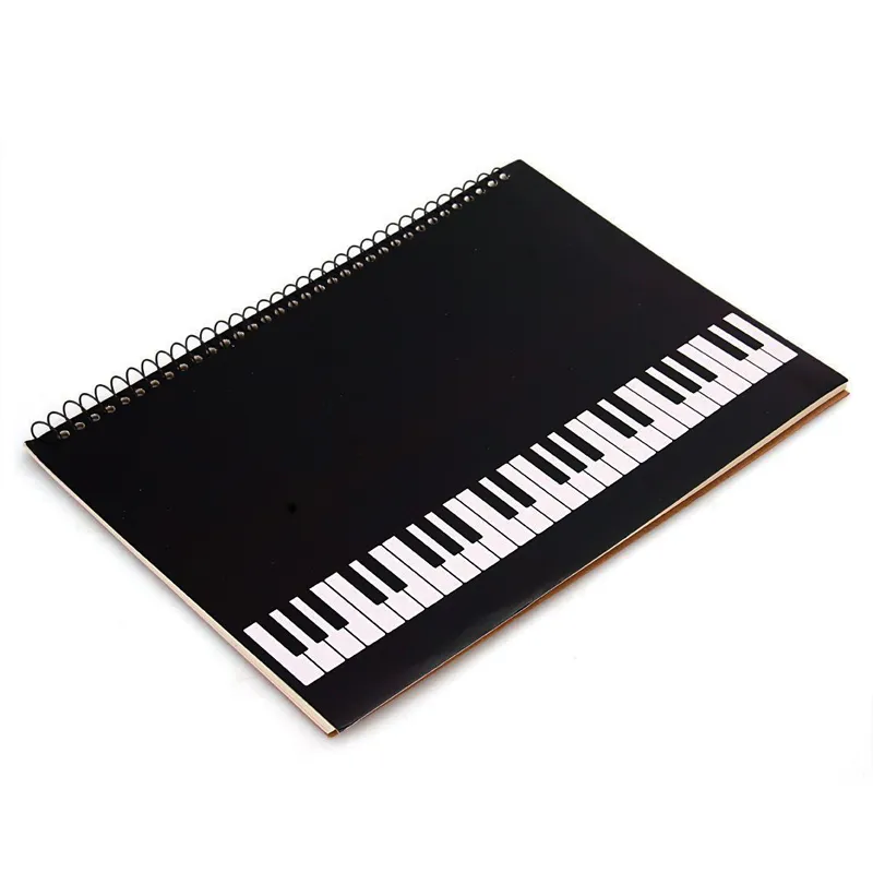 Полезный музыкальный лист ноутбук музыкальный персонал бумага из клавишного шаблона 50 страниц 4837520