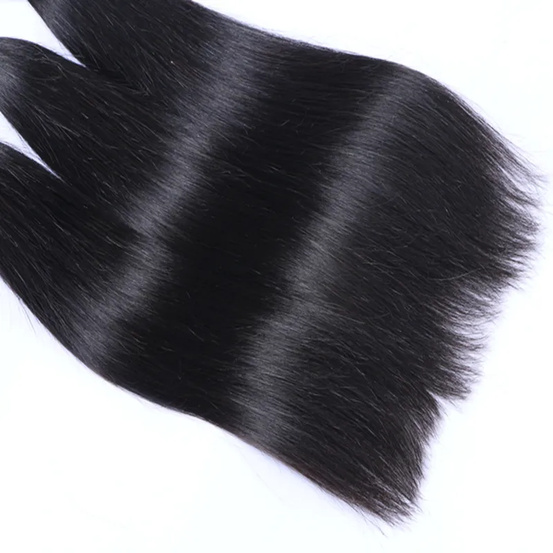 Kostenloser Versand Straight Haar für 8-30-Zoll-brasilianische malaysische peruanische indische remy-menschliche Haarverlängerungen 4 stücke Peruanisches Haar Schussfuß
