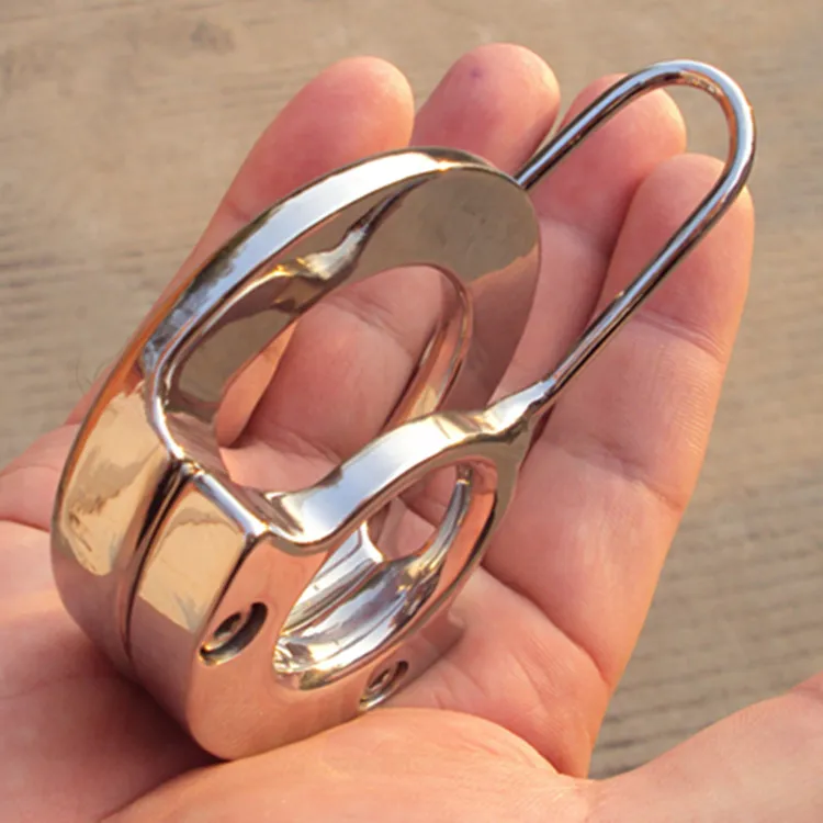 Dernière conception en acier inoxydable dispositifs de bondage masculin jouets sexuels pour hommes ceinture de chasteté anneaux de pénis bdsm sm testiculaire scrotal