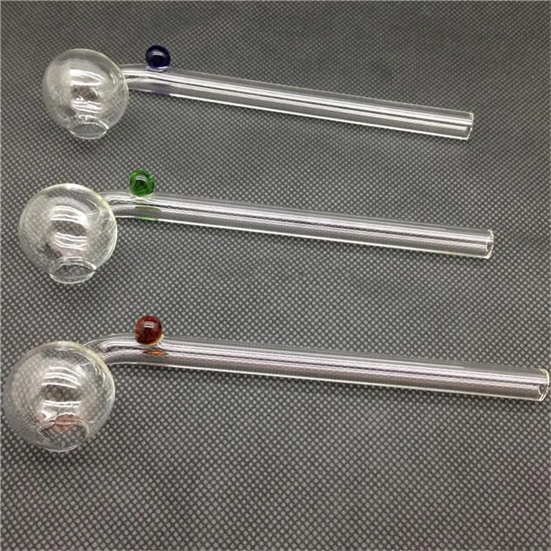 14cm 5,5 pulgadas Tubería de quemador de vidrio curvado con balanceador de diferentes colores Pyrex Tubos de agua Burbbler Fumar AccessRies