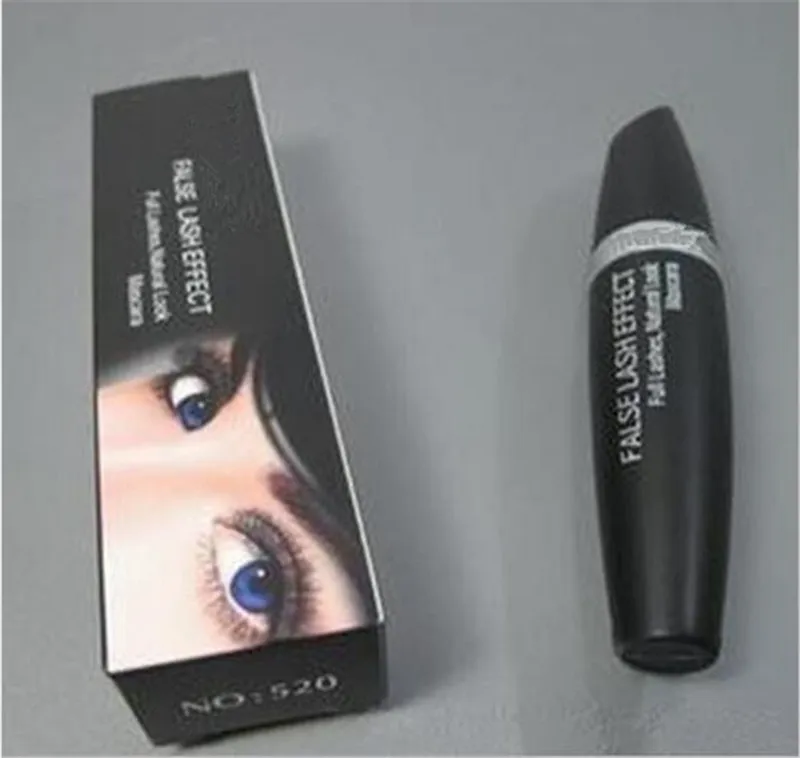 M Mascara trucco di marca Effetto ciglia finte Ciglia complete Mascara naturale Nero Impermeabile M520 Occhi Make Up DHL 8525751