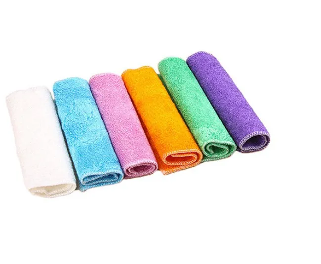 Serviette en tissu de lavage à l'huile en Fiber de bambou, pour meubles de cuisine, lingette de sol pour voiture, grande vaisselle multifonctionnelle, ménage