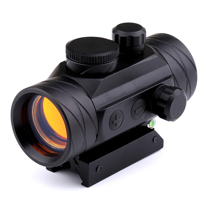 2017 NEW FIRE WOLF 1X40 Hunting Tactical Holographic Red Dot Rifle Scope Sight with Bubble Level Optical instruments