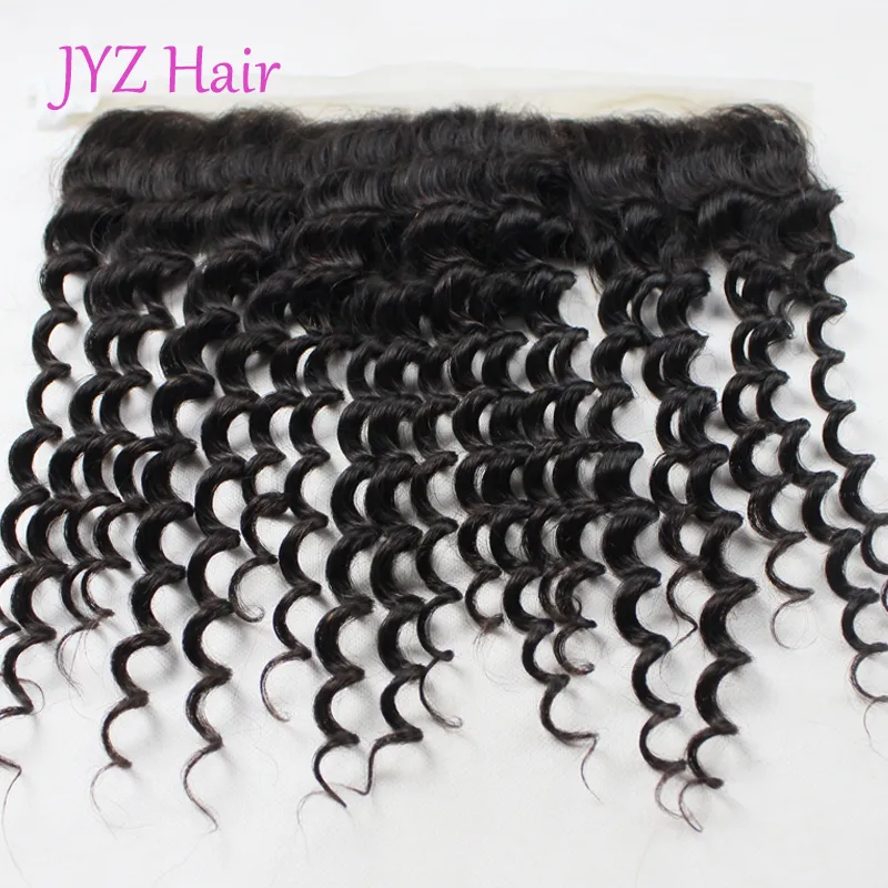 Mongolian Kinky Curly Stright Körper Lose Deep Wave Hair 13x4 Lace Frontal Peruanische Malaysian Indian Brasilianisches Menschenhaar 13x4 Lace Frontal