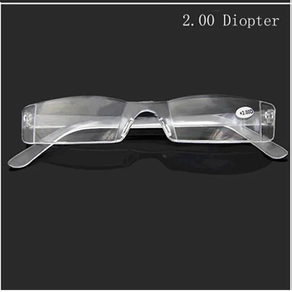 Gli occhiali da lettura senza montatura liberi caldi Metal Temple 1.00 - 4.00 diottrie nm2 liberano il trasporto