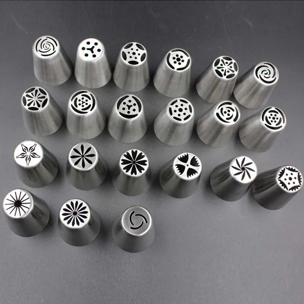 NEW Russian DIY Pastry Cake Icing Piping Decorating Nozzles Tips Baking Tool E00270A BARD