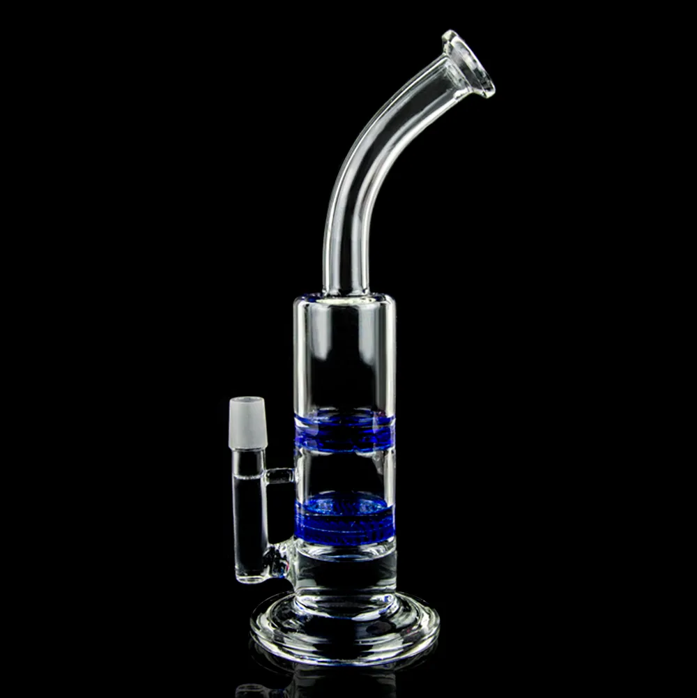 DAB Rigs 18.8 Male Båda Turbo Layer PERC Glas Vatten Bongs Rör Böjolja Rigg Turbinskiv Percolator WP101