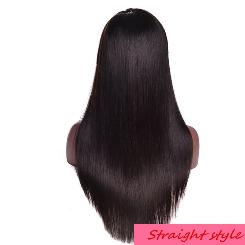 130% Density Lace Front Human Hair Wigs For Black Women short wigs Pre Plucked Natural Hairline With Baby Hair ombre curly wigs