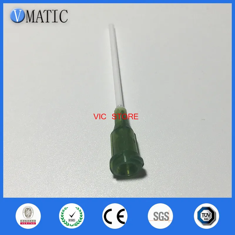 VMATIC 14G 1.5 '' Tubing Länge Qualität Klebstoffausgabe Nadel 100 stücke PP Flexible Dispenser Nadel 1-1 / 2 Zoll