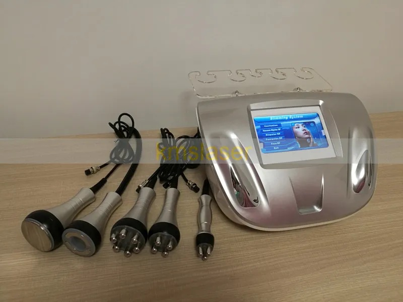 5 in 1 초음파 Cavitation 무선 주파수 슬리밍 기계 진공 RF 바디 슬림 미용 장비