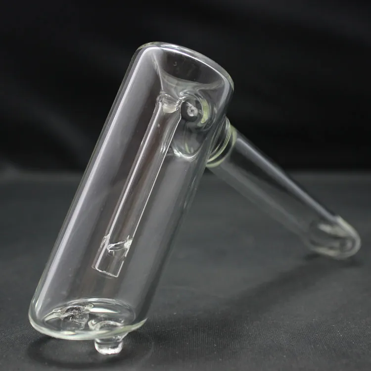 Pipe à fumer pour narguilé de Style marteau, avec tige descendante diffuse, barboteur en verre coupé en X pour herbes sèches