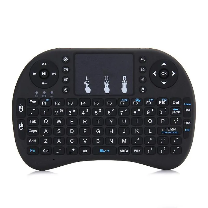 Mini i8 clavier Fly Air Mouse 24G USB Wireless Remote Control Touch Pad pour Android TV Box PC Projector2933538