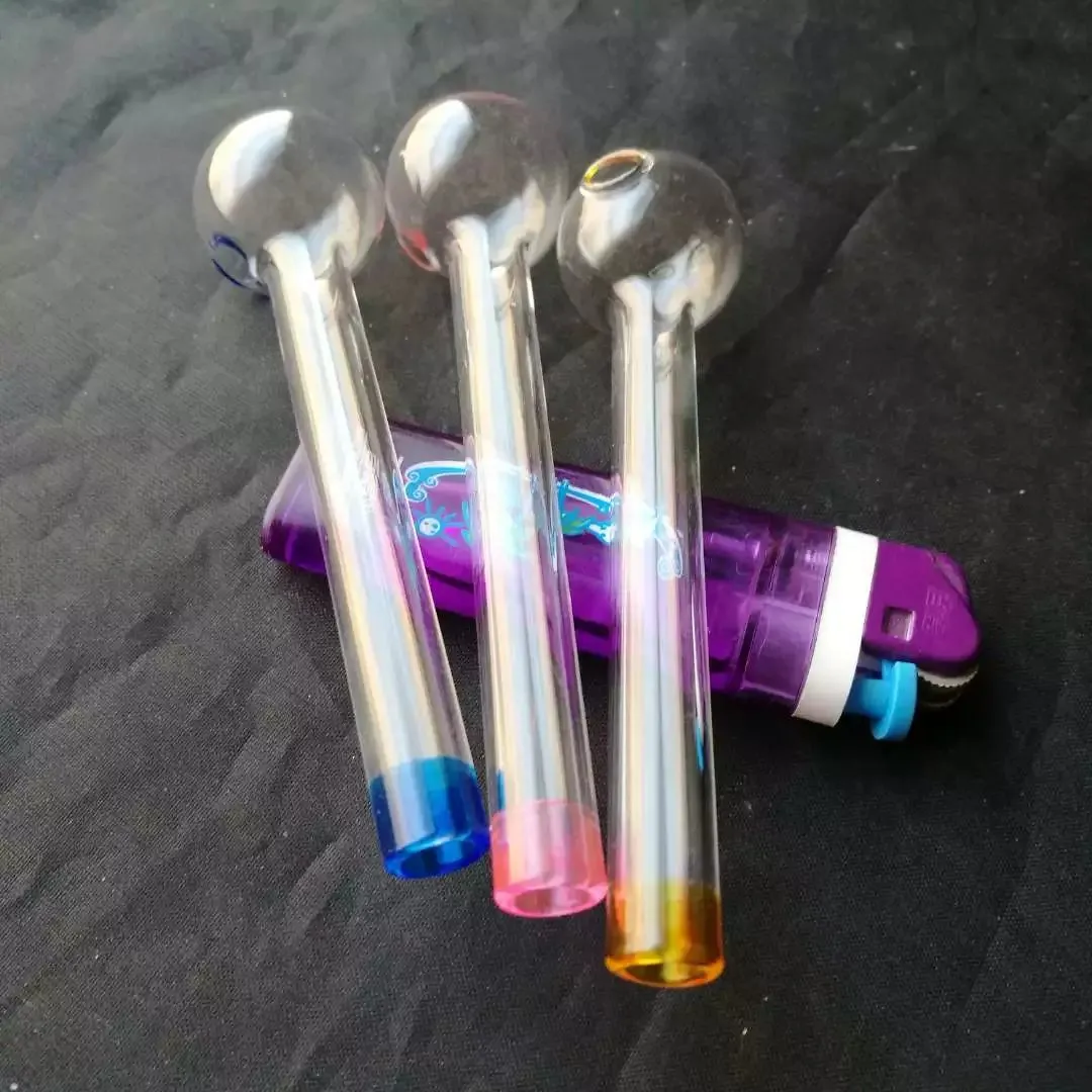 Spray Color maconha reta Bongos de vidro de vidro Bongas de óleo Platas de tubos de vidro fumando