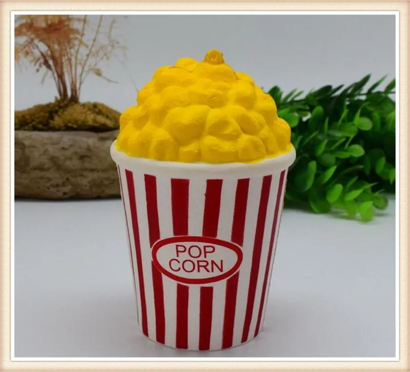 Squishy simulation popcorn PU slow rebound toys bread cake eat Squishies early childhood education toys Christmas gifts2460324